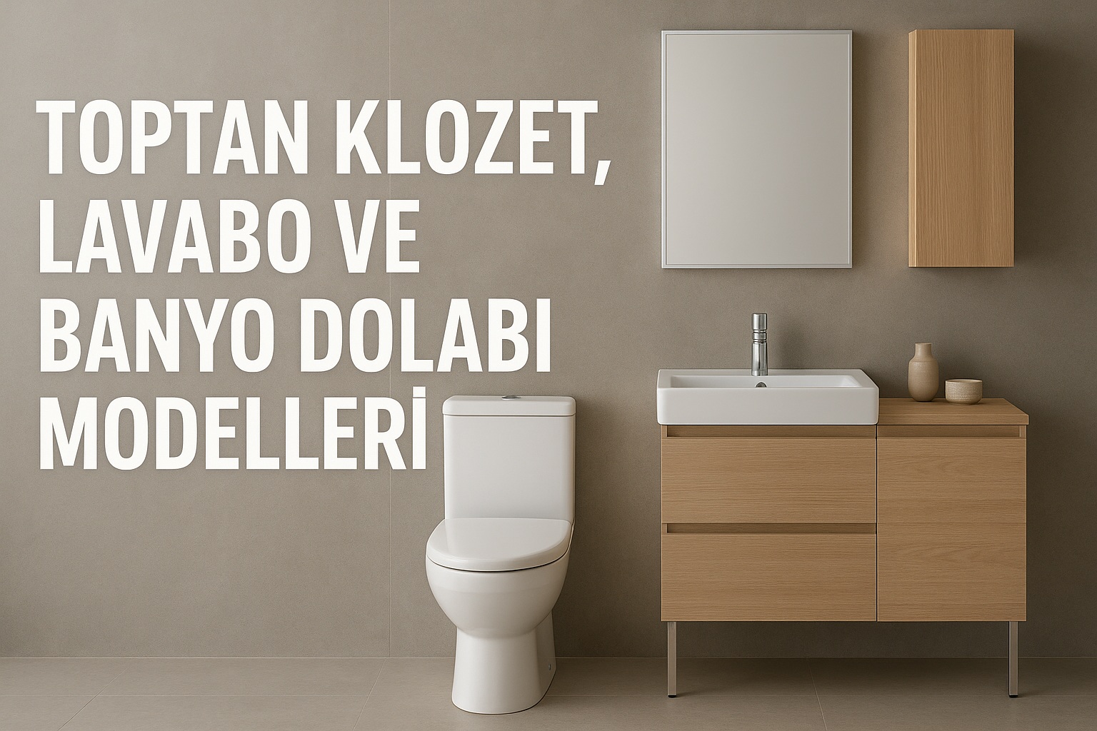 Toptan Klozet, Lavabo ve Banyo Dolabı Modelleri | Vitrifiye Ürünlerinde En Uygun Fiyatlar